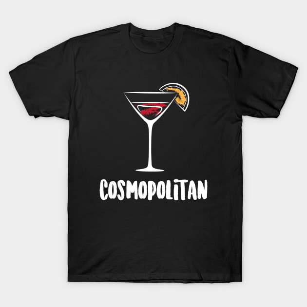 Cosmopolitan Cocktail Drink T-Shirt by Suniquin